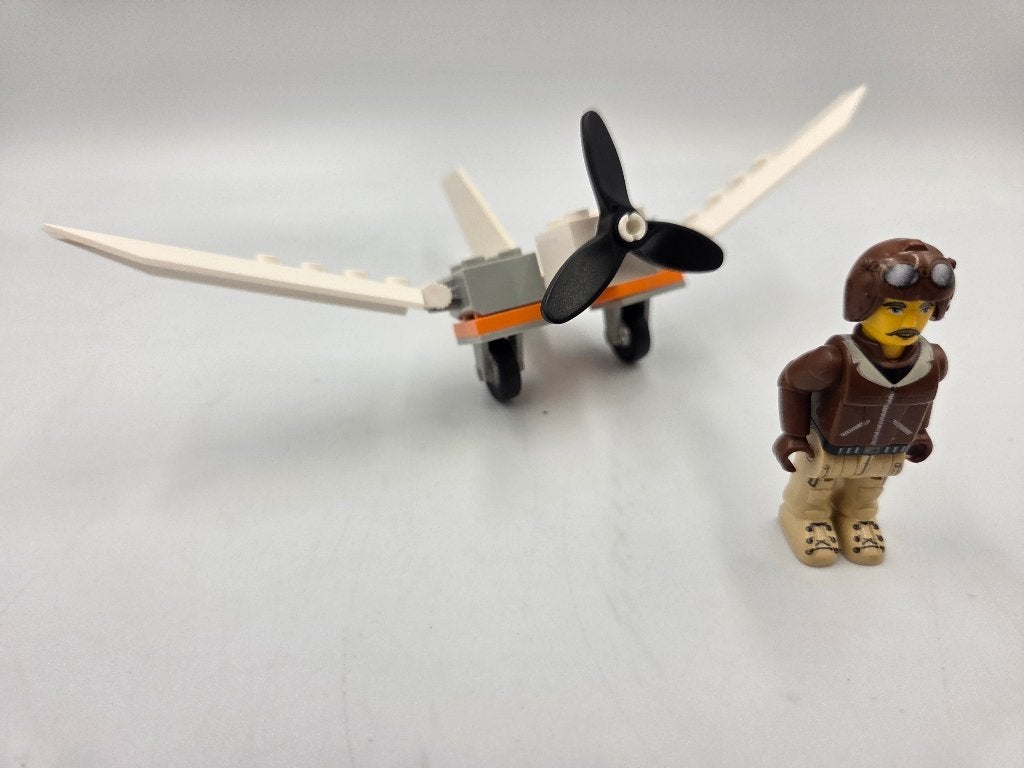 Lego Jack Stone 4614 Ultralight Flyer, Lego, Ophalen of Verzenden, Zo goed als nieuw, Complete set