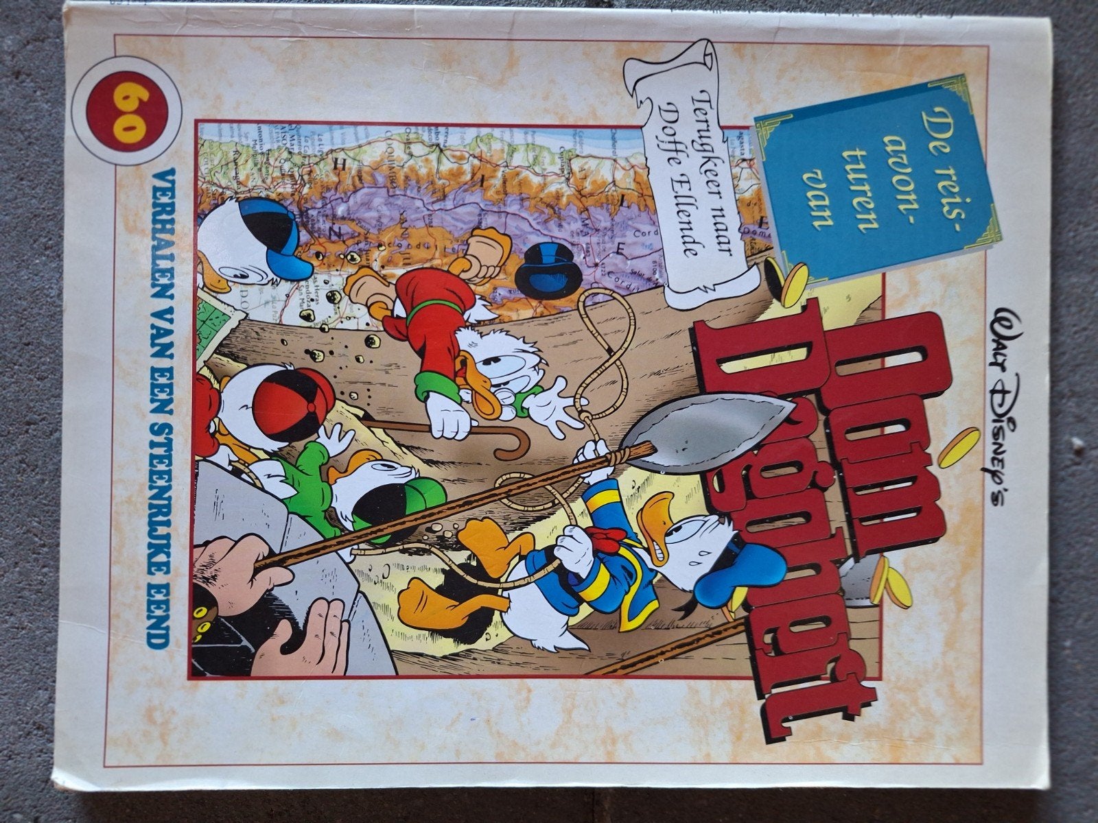 de reis verhalen van Oom Dagobert, Ophalen, Nieuw, Walt Disney