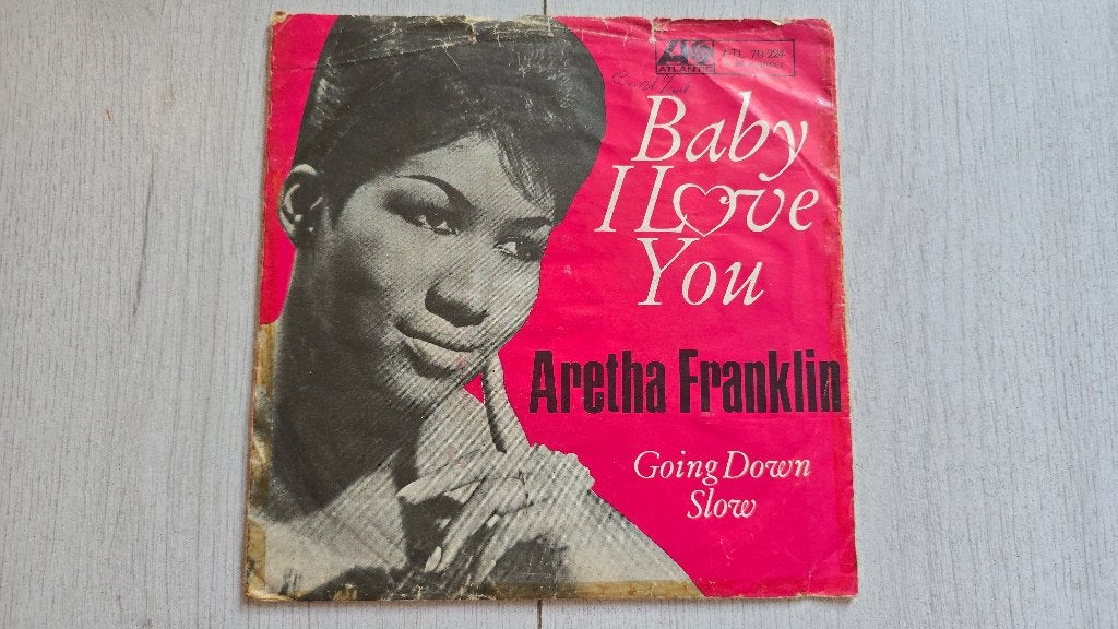 Aretha Franklin Baby I Love You - Vinyl Single, Ophalen of Verzenden, Gebruikt, Pop
