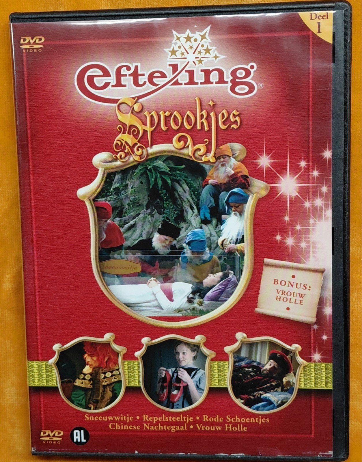 Efteling Sprookjes 1 DVD - Wereld vol Wonderen, Gebruikt, Alle leeftijden, Sprookjes, Film