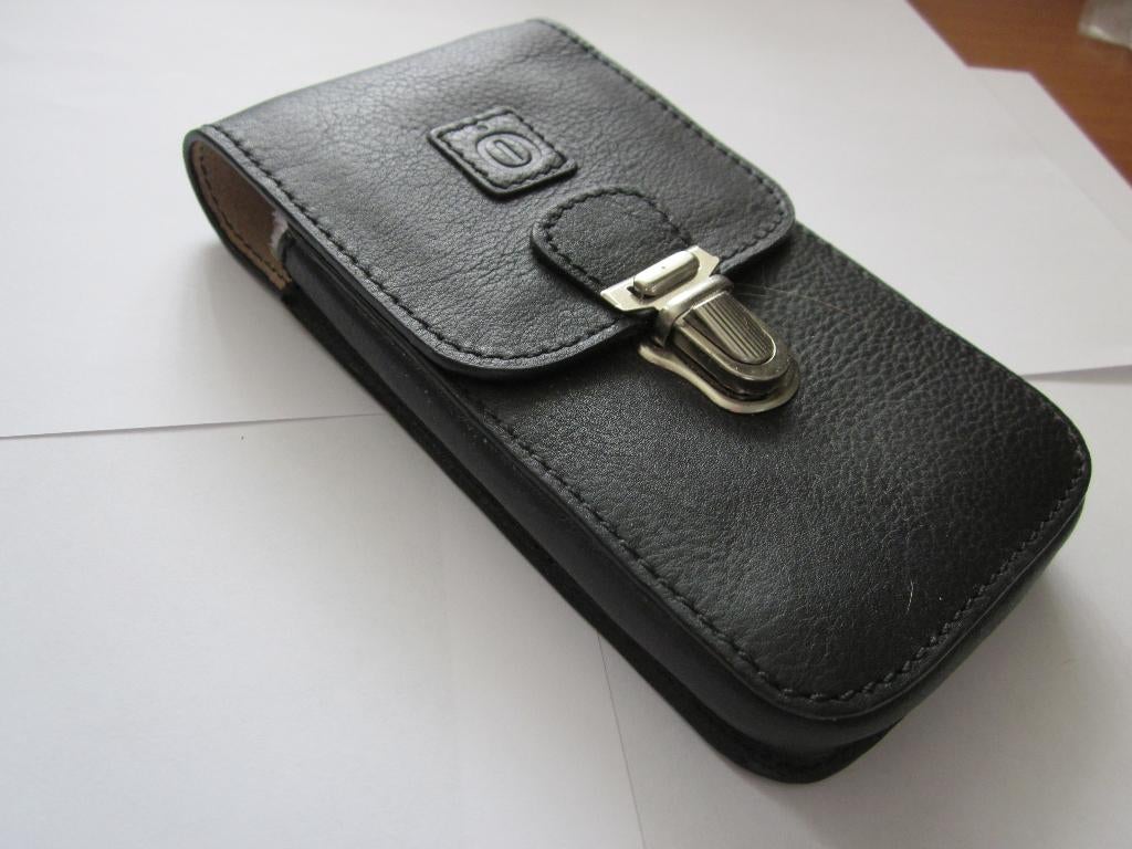 Leren telefoontas voor aan de riem (nieuw), Zwart, Verzenden, Nieuw, Hoesje of Tasje