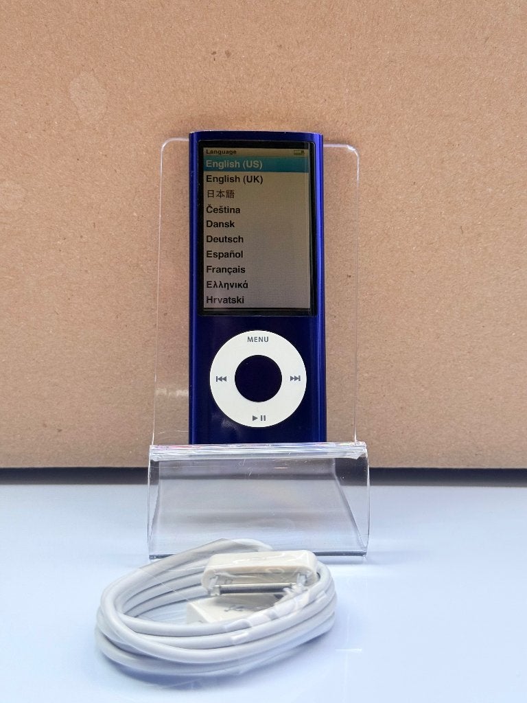 Apple iPod Nano 5 blauw/paars 8GB, Overige kleuren, Ophalen of Verzenden, Zo goed als nieuw, Nano