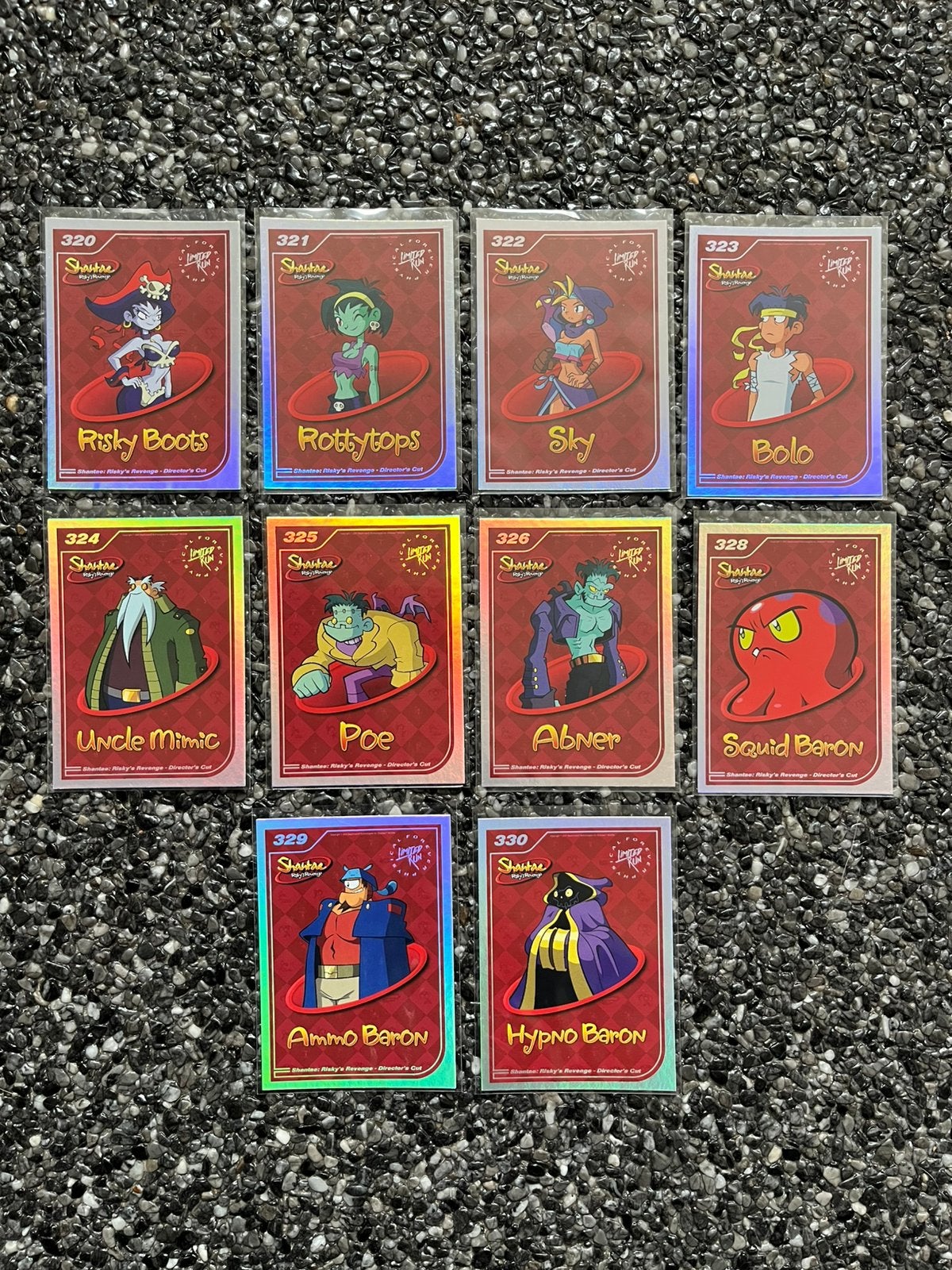 10 x Shantae Risky Revenge LRG Trading Cards, Ophalen of Verzenden, Zo goed als nieuw