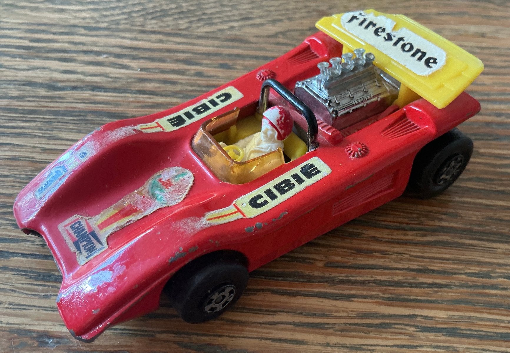 Vintage Matchbox Lesney auto Marauder Racewagen 1973, Ophalen, Gebruikt, Overige typen
