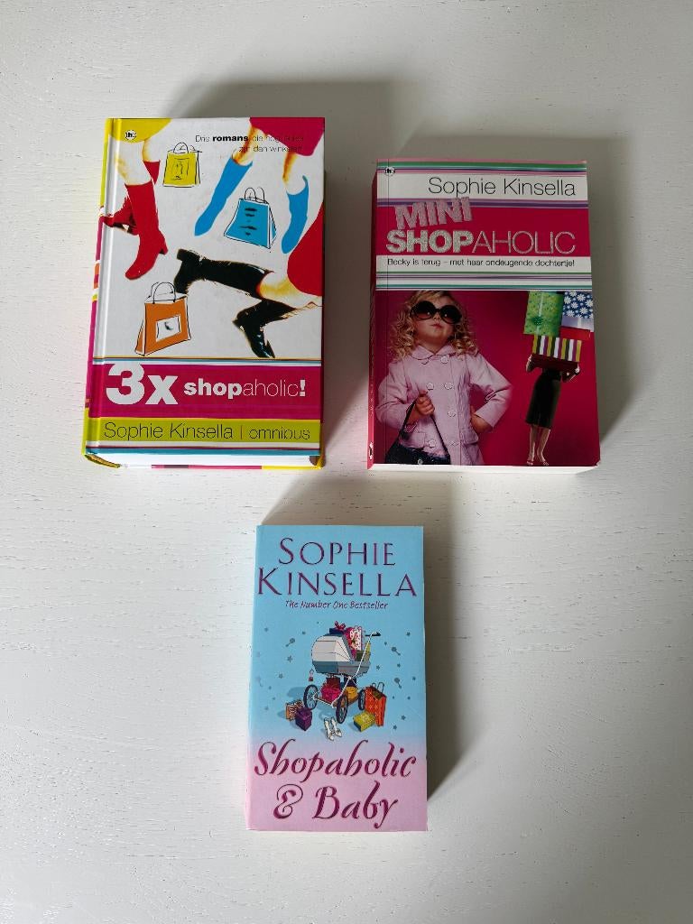 5x Sophie Kinsella - Shopaholic (samen voor EUR 10, of los), Boeken, Ophalen of Verzenden, Zo goed als nieuw, Sophie Kinsella