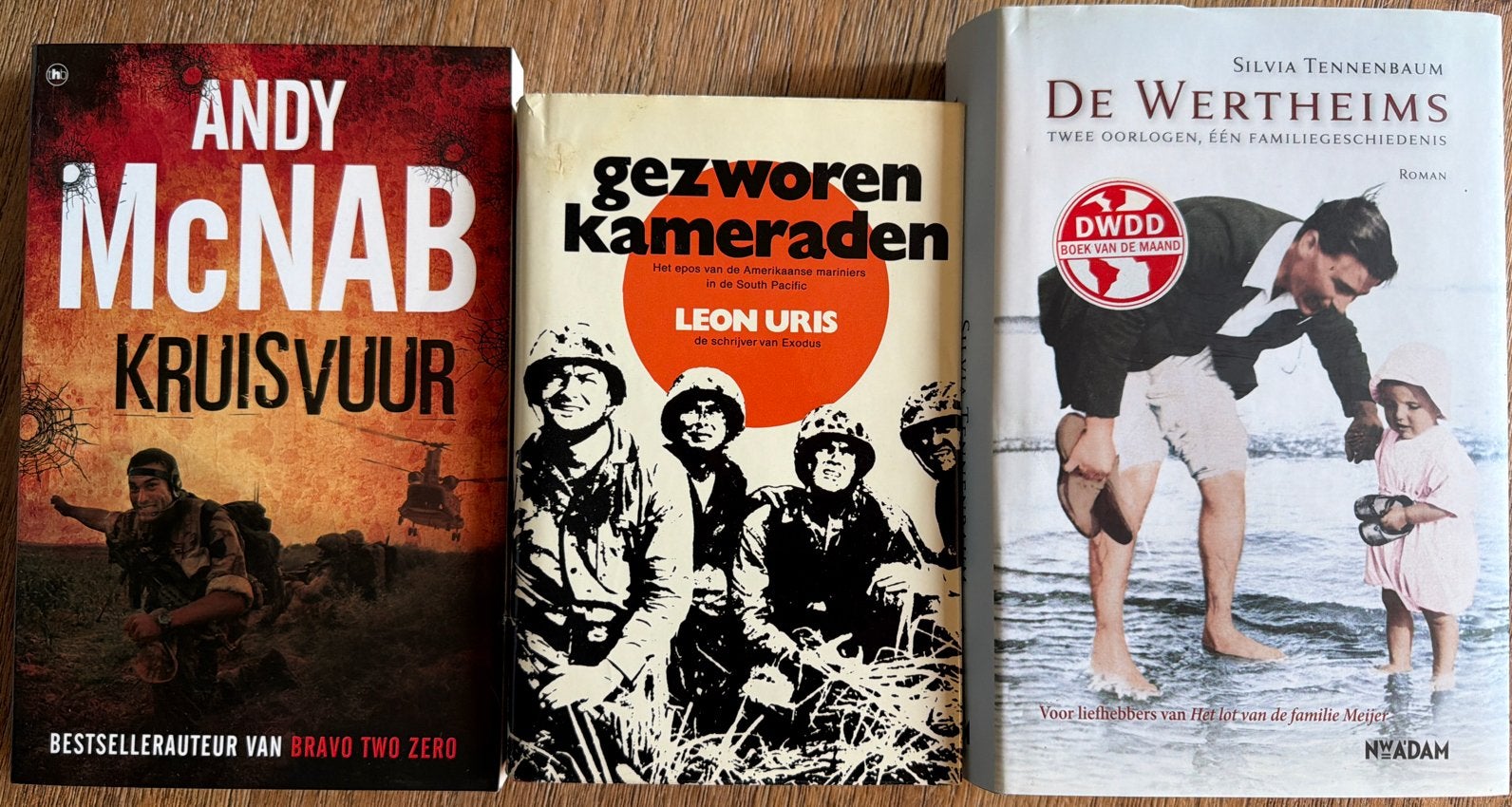 Boekenpakket: Kruisvuur, Gezworen Kameraden, De Wertheims, Ophalen of Verzenden, Gelezen