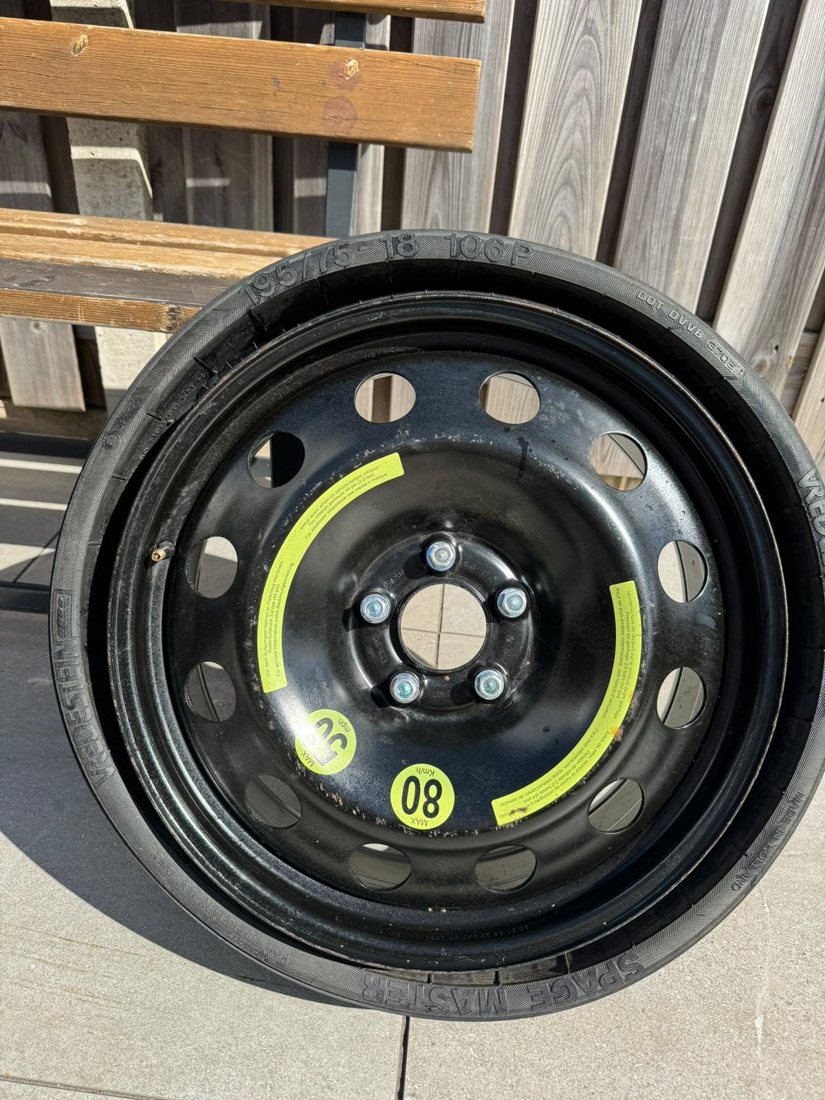 Mercedes GLK reservewiel 195/75 R18 106P origineel, Auto-onderdelen, Ophalen, Zomerbanden, Banden en Velgen