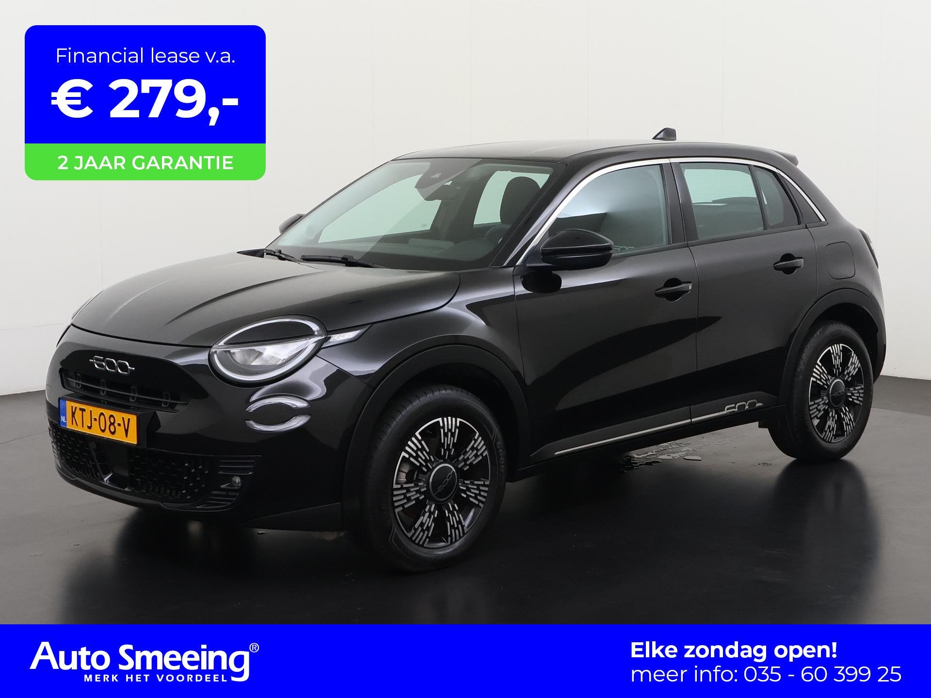 Fiat 600 1.2 Hybrid Urban 110pk | Apple Carplay | Parkeersen, Auto's, Stof, Gebruikt, Euro 6, 1199 cc
