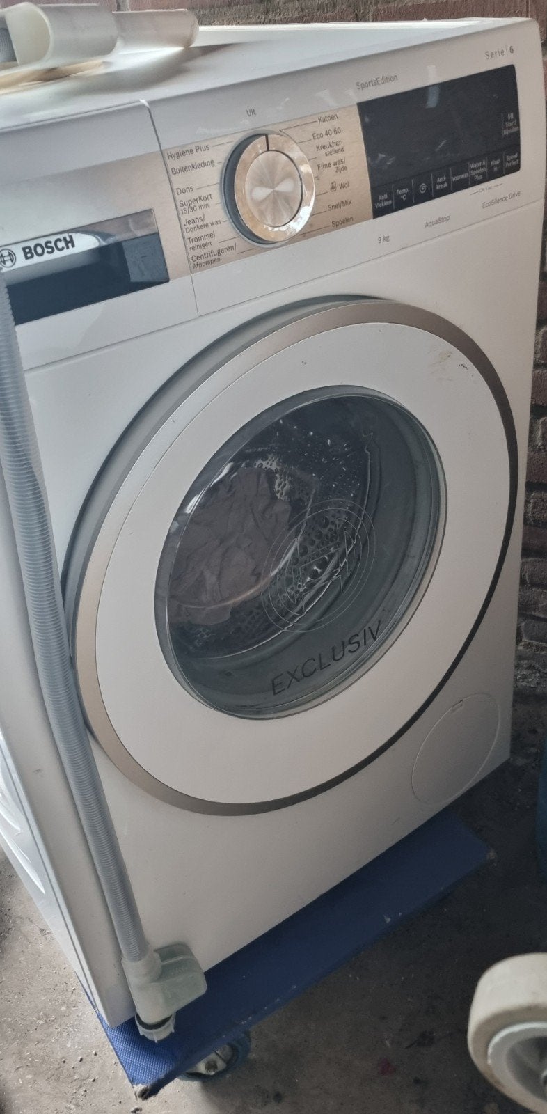 Bosch Serie 6 WGG24409NL/07 Wasmachine 9 kg, Witgoed en Apparatuur, Wasmachines, Ophalen, 1200 tot 1600 toeren, 8 tot 10 kg, Zo goed als nieuw