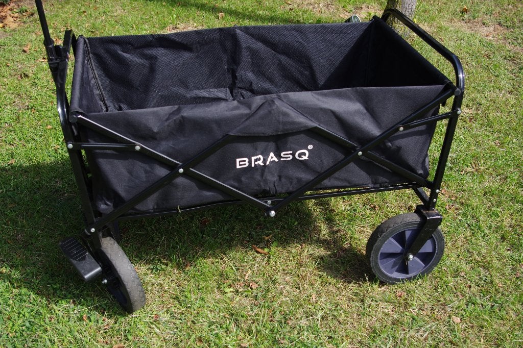 BRASQ Bolderkar Opvouwbaar - 100 Liter - 80 KG Draagkracht, Ophalen, Opvouwbaar, Gebruikt