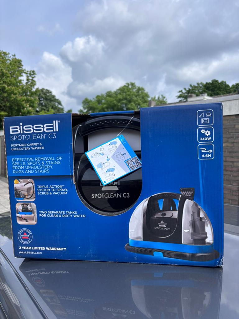 Bissell SpotClean C3 Draagbare Tapijt- en Bekledingsreiniger, Geschikt voor tapijt, Overige merken, Nieuw, Ophalen of Verzenden