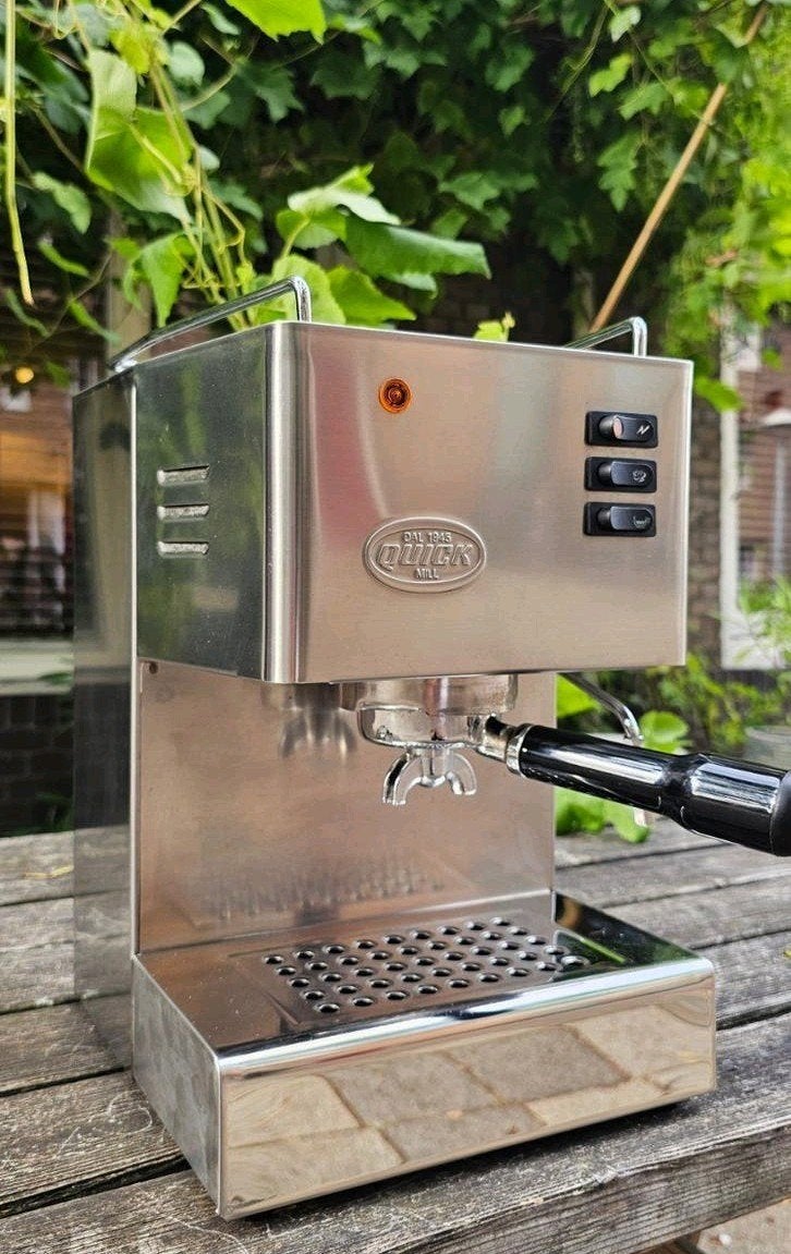 Quick Mill 3000 O AS Espresso Apparaat - RVS, Espresso apparaat, 10 kopjes of meer, Gemalen koffie, Ophalen of Verzenden