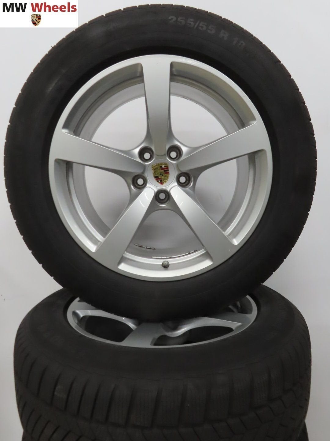 Originele Porsche Macan 18 inch velgen met winterbanden demo, 18 inch, Gebruikt, -, -