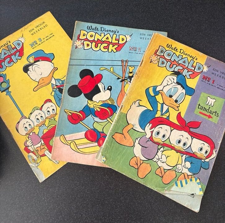 Donald Duck Jaargang 1961 (mist 27 & 30) - Gelezen Staat, Boeken, Stripboeken, Meerdere stripboeken, Ophalen of Verzenden, Gelezen