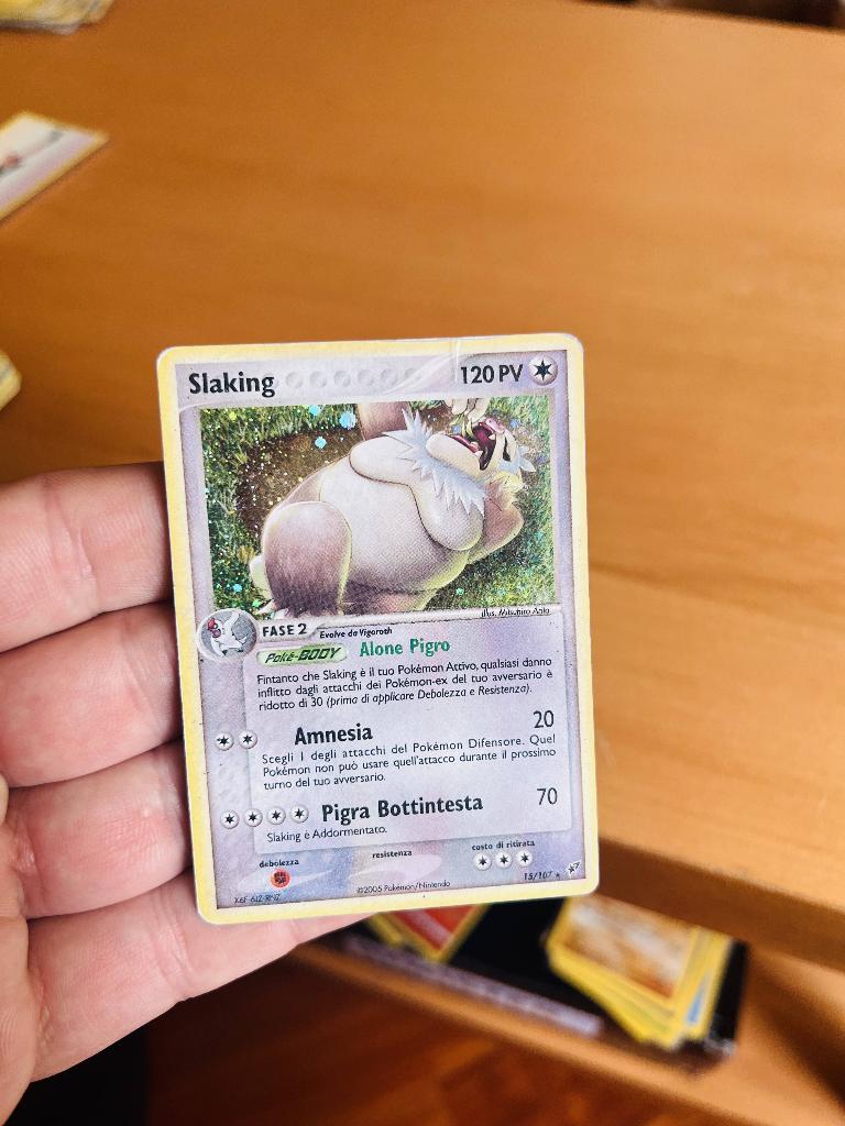 Slaking 15/107 Holo Ex Deoxys Pokemon, Verzenden, Zo goed als nieuw, Losse kaart, Foil