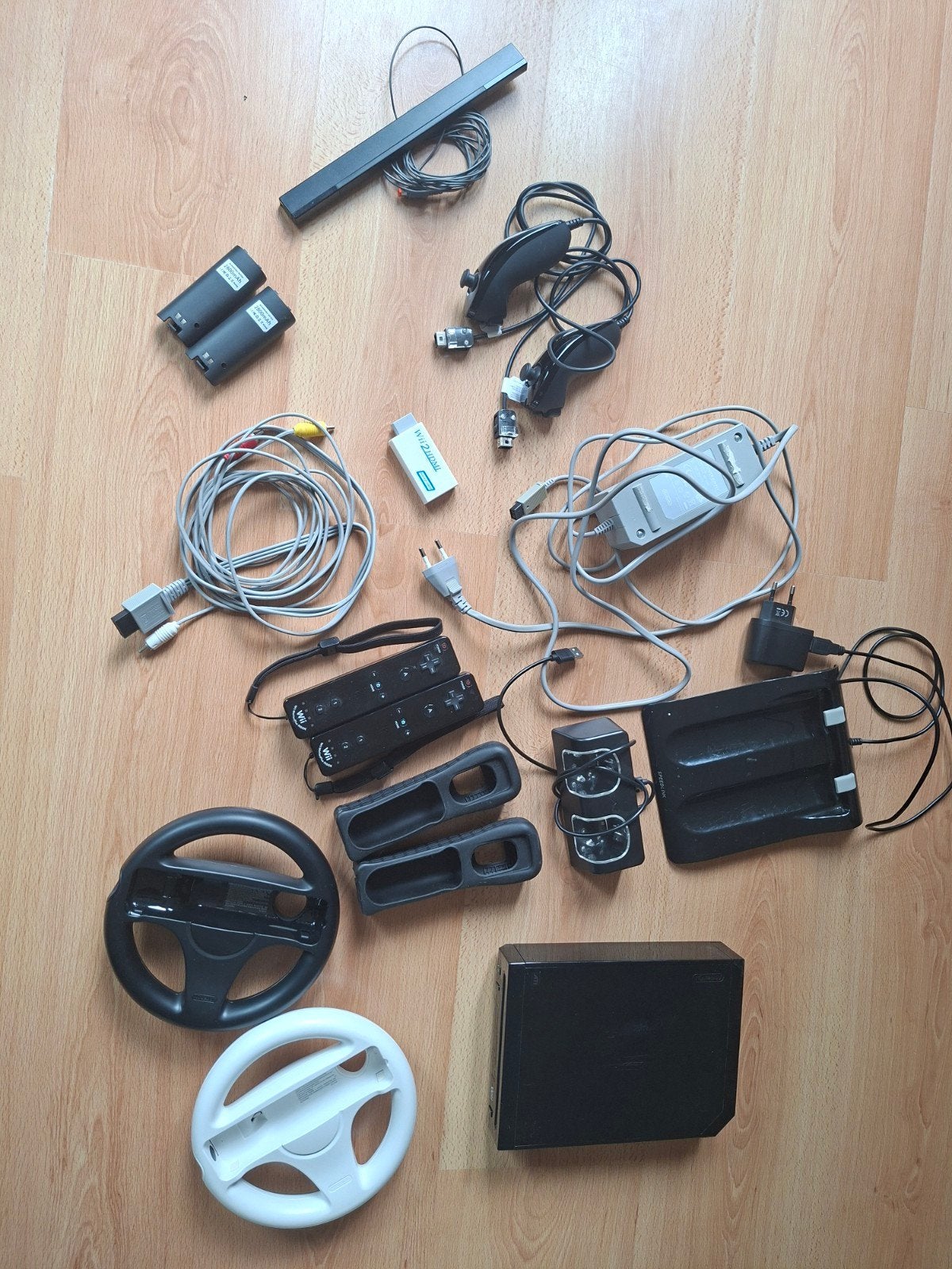 Nintendo wii met controllers, Spelcomputers en Games, Ophalen of Verzenden, Met 2 controllers