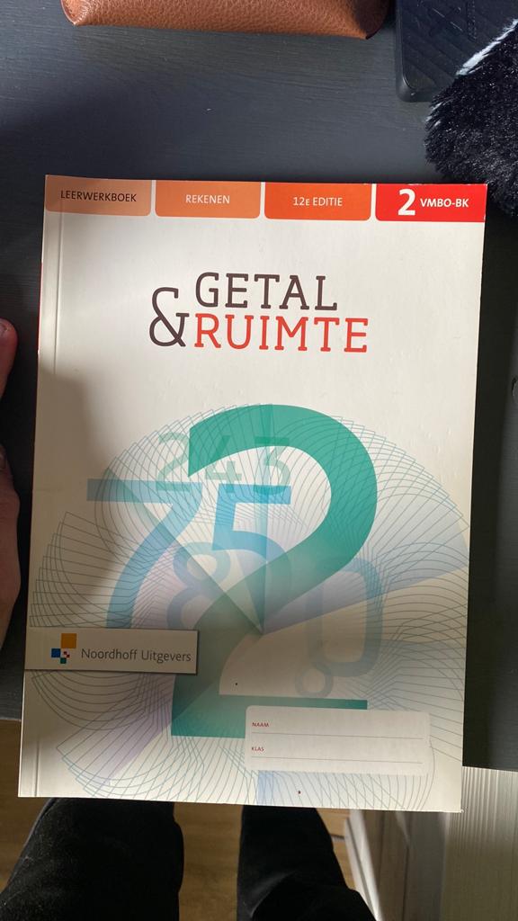 Getal & Ruimte 12e ed vmbo-bk leerjaar 2 rekenkatern, Boeken, Ophalen of Verzenden, Zo goed als nieuw, Overige wetenschappen