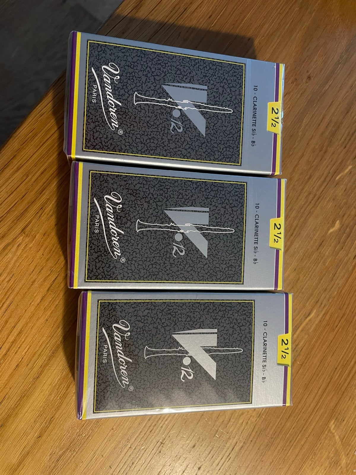 Nieuwe Klarinetrieten Sib/Bb - Sterkte 2.5 (10 per doostuks), Ophalen of Verzenden, Nieuw, Bes-klarinet
