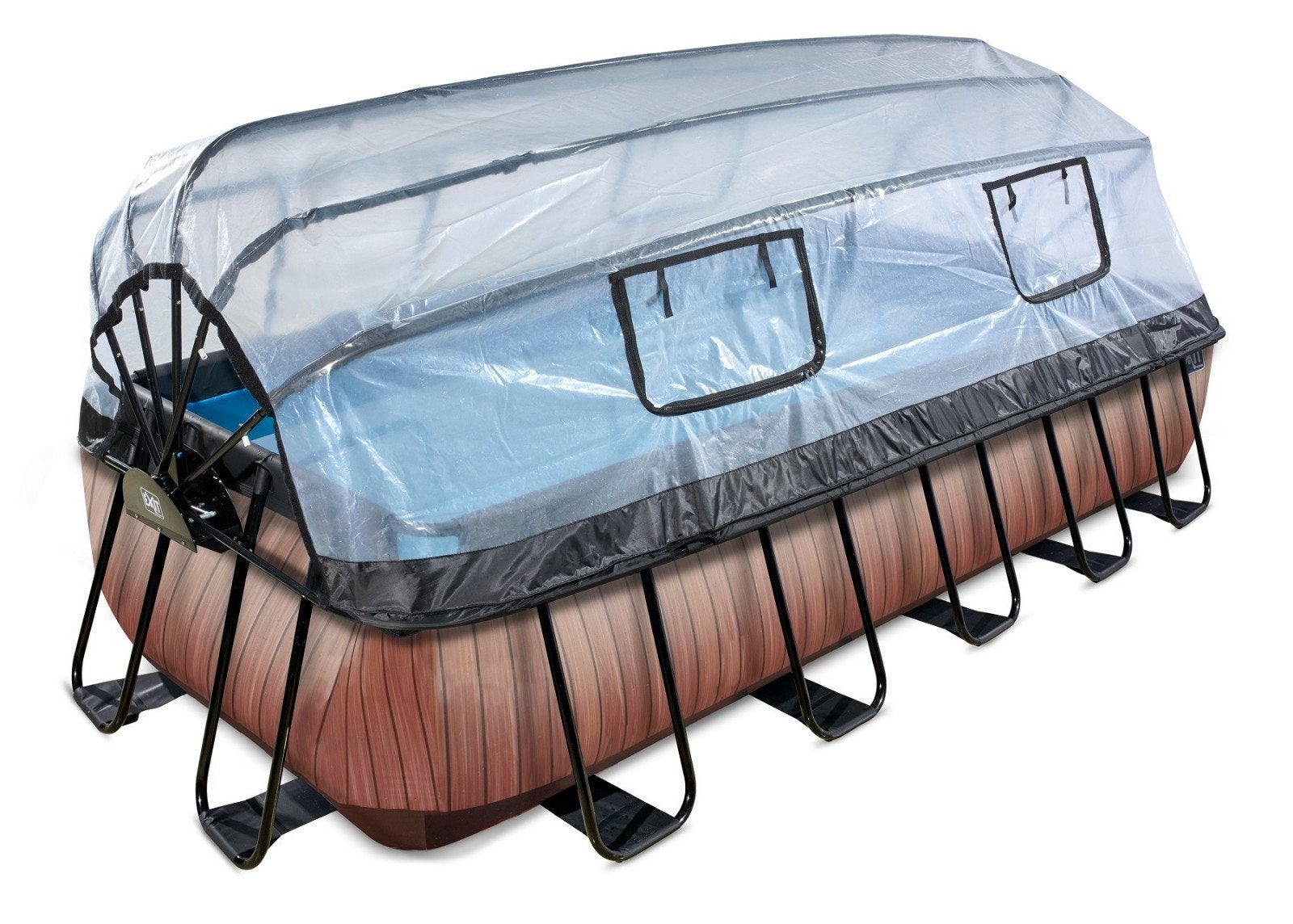 Exit Toys Opzetzwembad met zandfilterpomp en overkapping, Tuin en Terras, Ophalen, Gebruikt, 200 tot 300 cm, 80 tot 120 cm