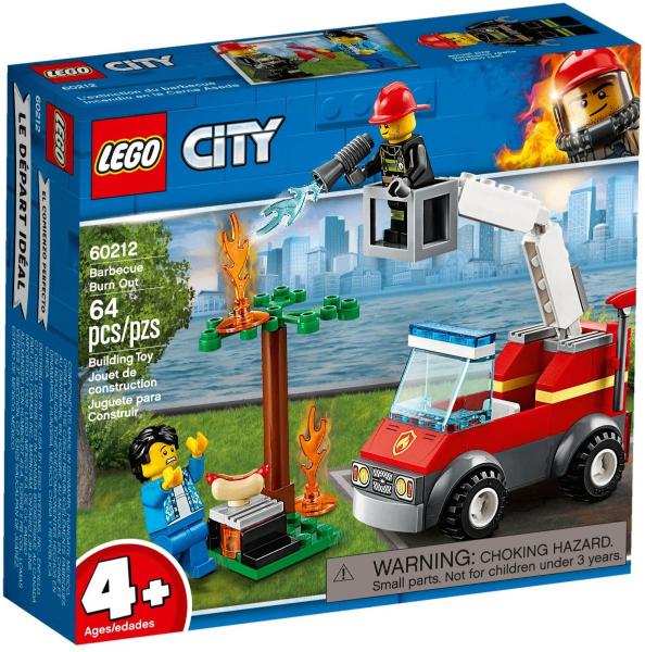 Lego City set 60212 Barbecuebrand blussen, City, Lego, Nieuw, Ophalen of Verzenden