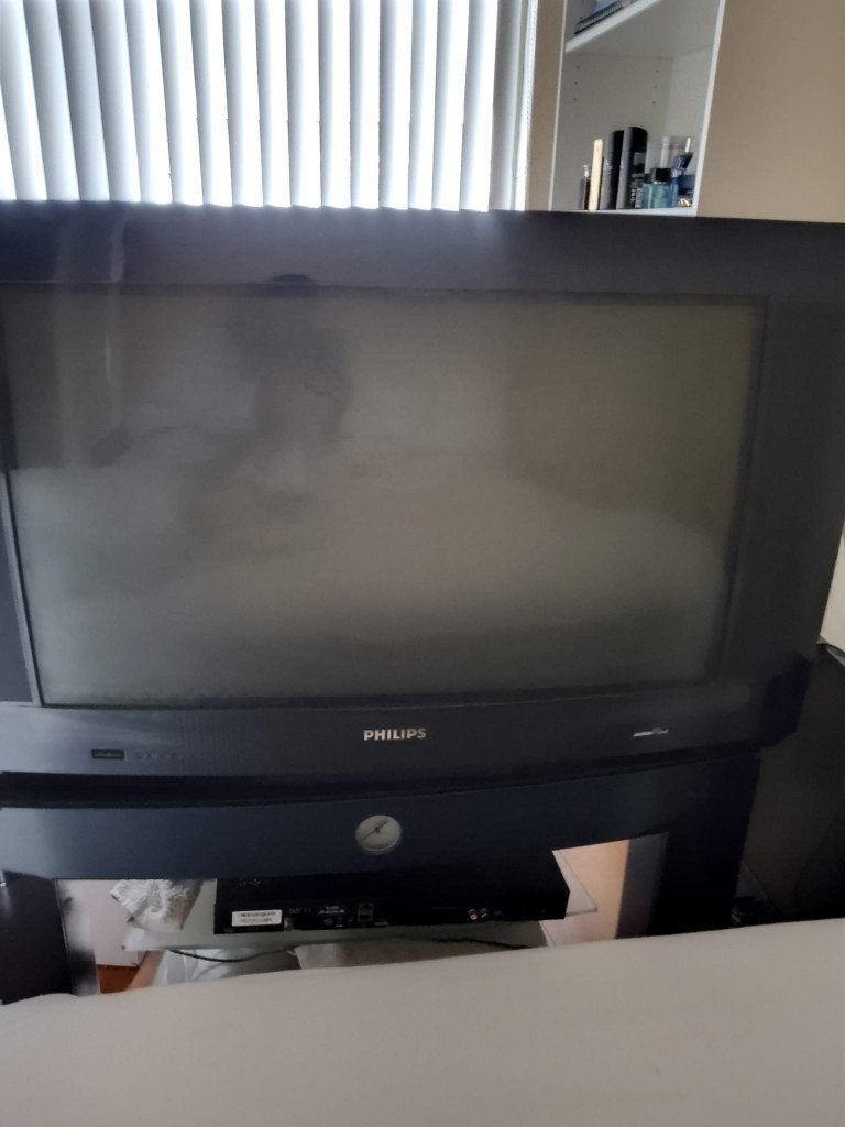Philips matchline crt tv, Ophalen, Philips, Gebruikt, 100 Hz