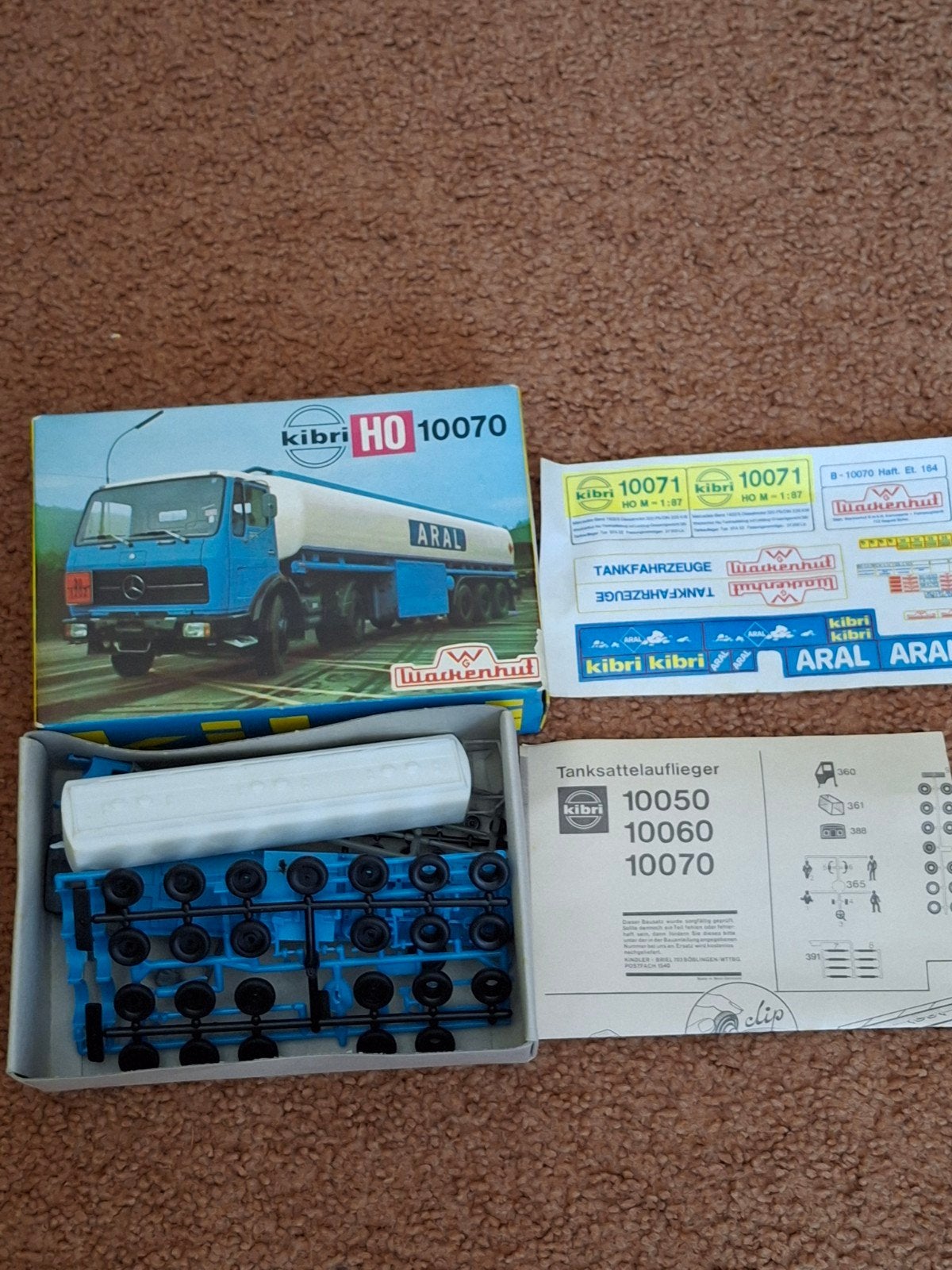 Mercedes Benz sk ARAL oplegger  1:87, Ophalen of Verzenden, 1:72 tot 1:144, Overige merken