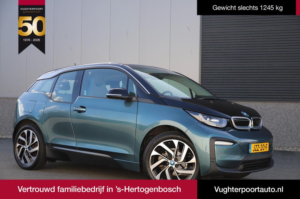 BMW i3 Executive 120Ah 42 kWh*Blue Ridge*/NaviPro/W-pomp/Cam, Auto's, BMW, Automaat, Gebruikt, Grijs, 170 pk