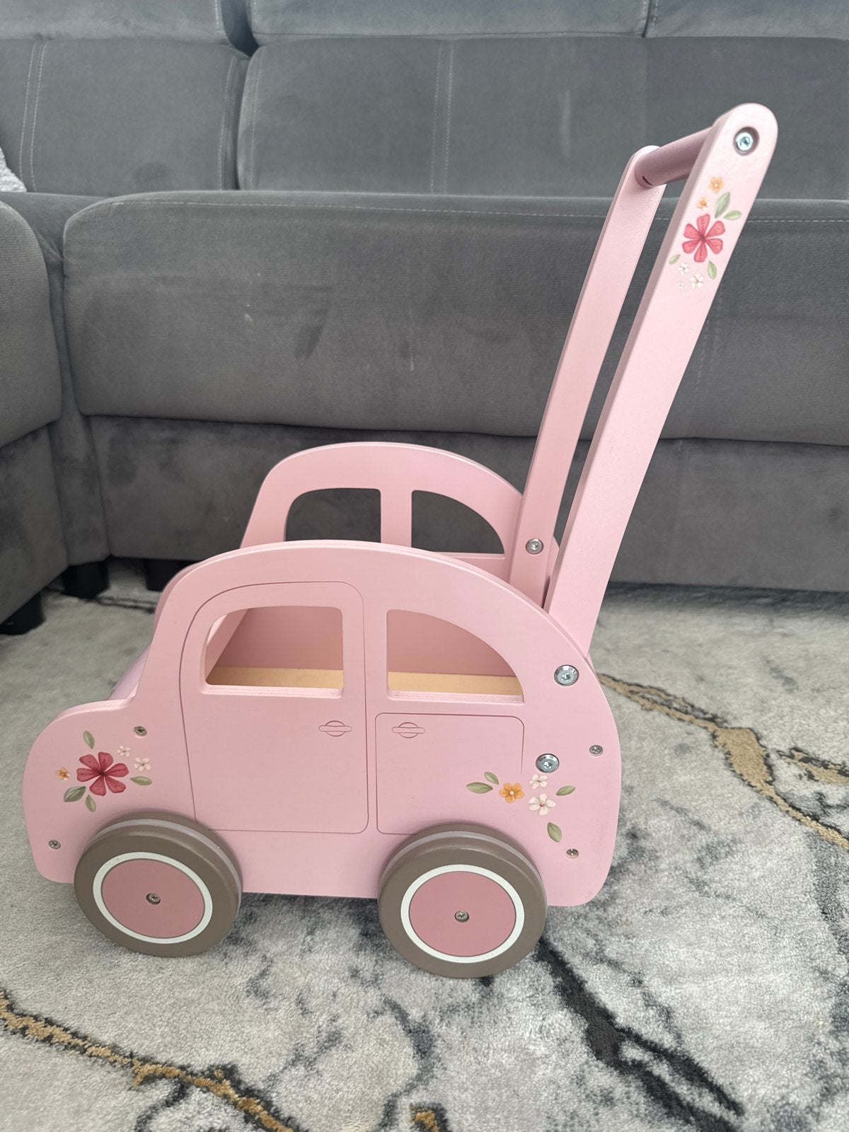 Little Dutch Loopwagen - Roze, Ophalen of Verzenden, Nieuw, Auto, Met wieltjes