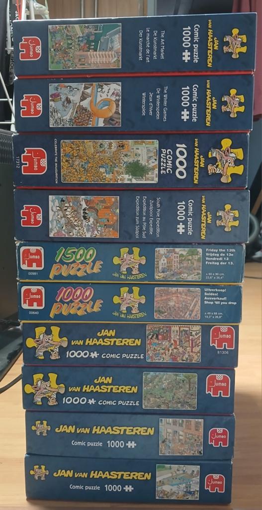 Van Haasteren puzzels, Ophalen of Verzenden, 500 t/m 1500 stukjes, Gebruikt