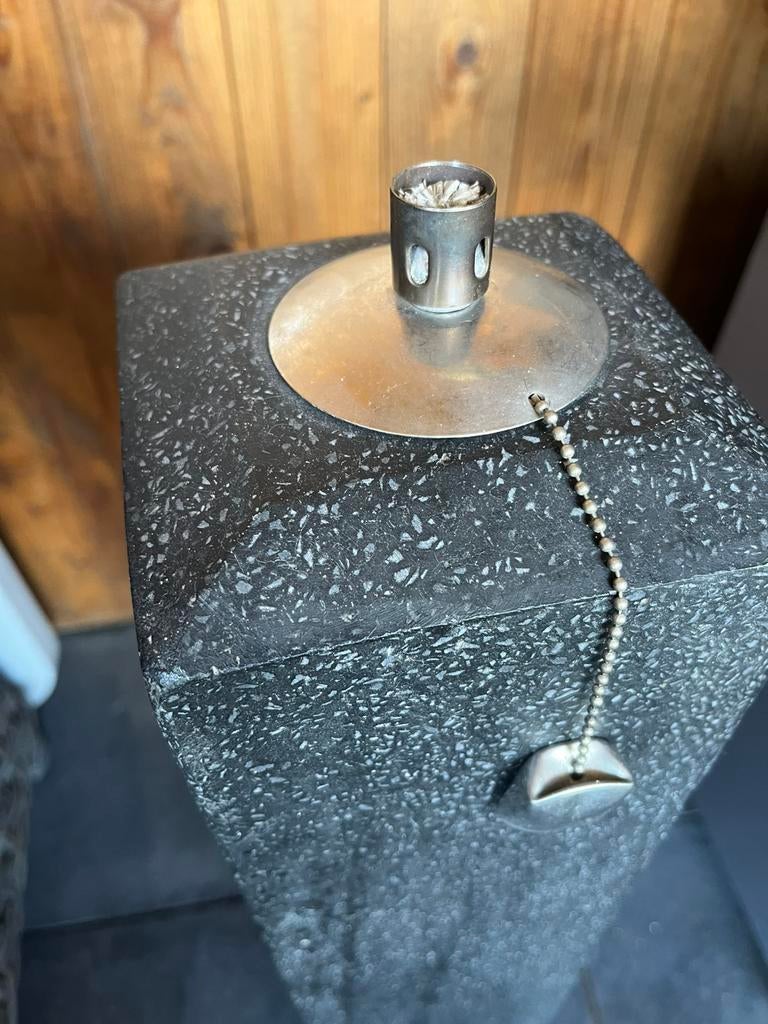 Granieten tuinfakkel, Tuin en Terras, Fakkels, Ophalen, Zo goed als nieuw