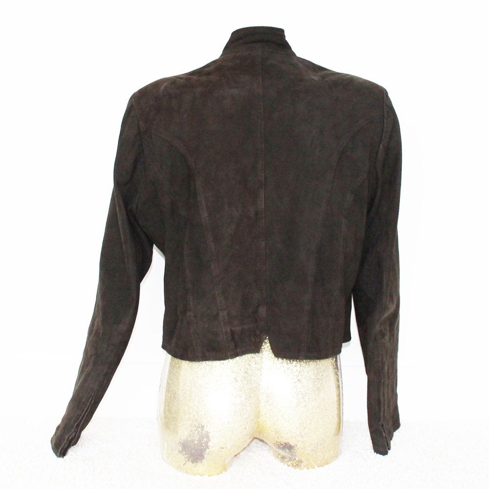 Prachtige Suede/Leren Lanaby's Jasje (L) € 80,-, Kleding | Dames, Bruin, Maat 42/44 (L), Ophalen of Verzenden, Zo goed als nieuw