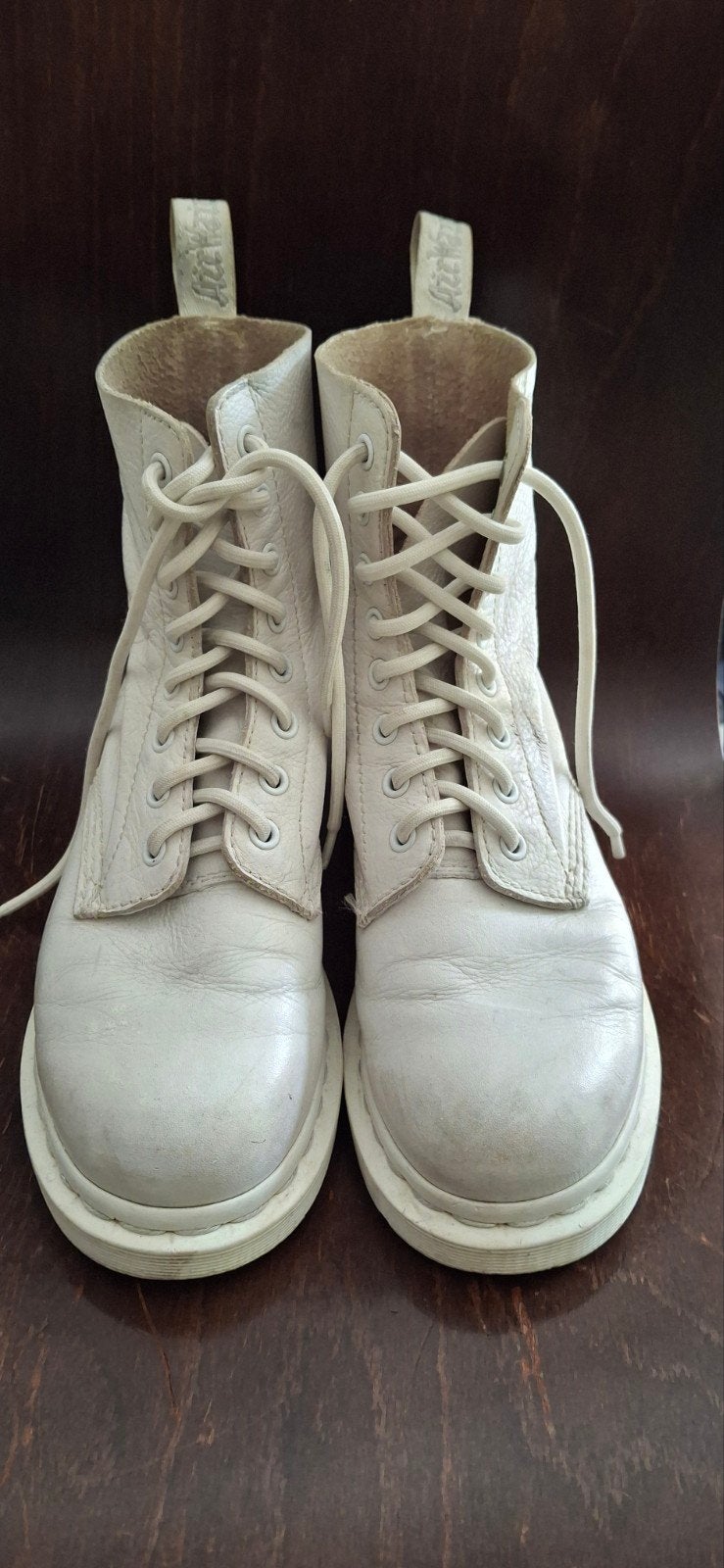 Dr martens 1460 pascal mono maat 38, Kleding | Dames, Schoenen, Schoenen met lage hakken, Wit, Ophalen of Verzenden, Dr. Martens