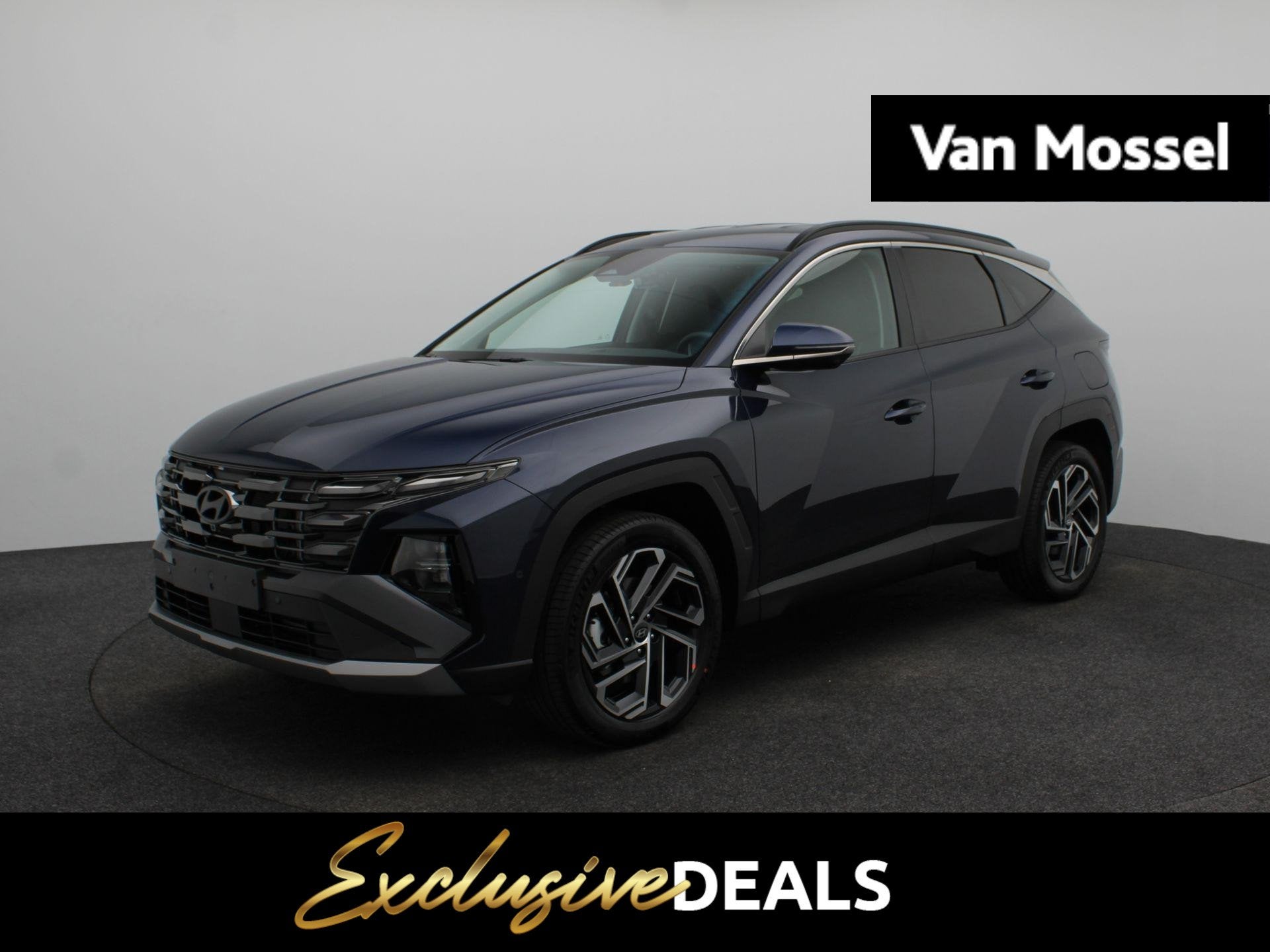 Hyundai Tucson 1.6 T-GDI HEV Premium | Stoel + stuurverwarmi, Auto's, 238 pk, 4 cilinders, Blauw, Leder