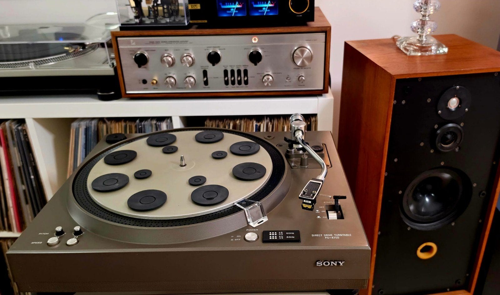 Sony PS-4750 draaitafel met Shure M95ED element, Ophalen, Sony