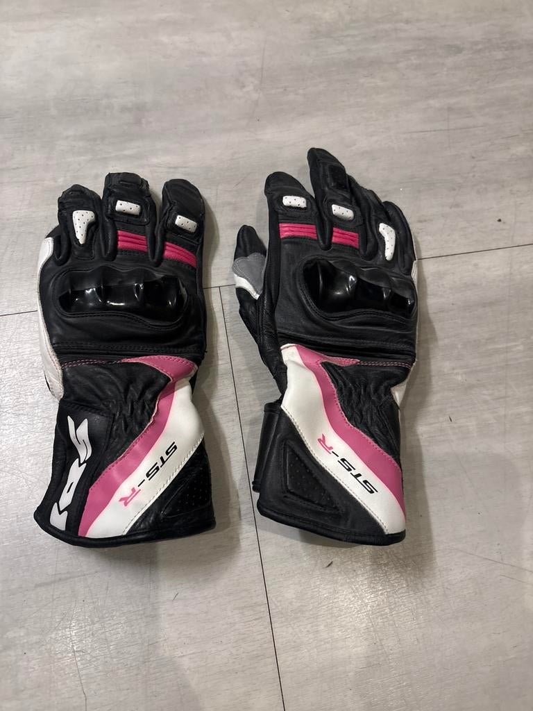 Spidi STS-R dames motorhandschoenen - Zwart/Roze - Maat 9, Ophalen of Verzenden, Nieuw zonder kaartje, Kinderen, Handschoenen