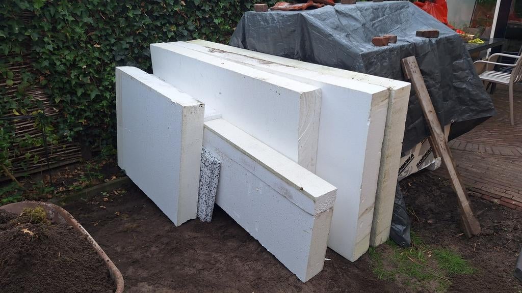 Drukvaste EPS, ruim 8m2, 150mm, Ophalen, 12 cm of meer, 5 tot 10 m², Zo goed als nieuw