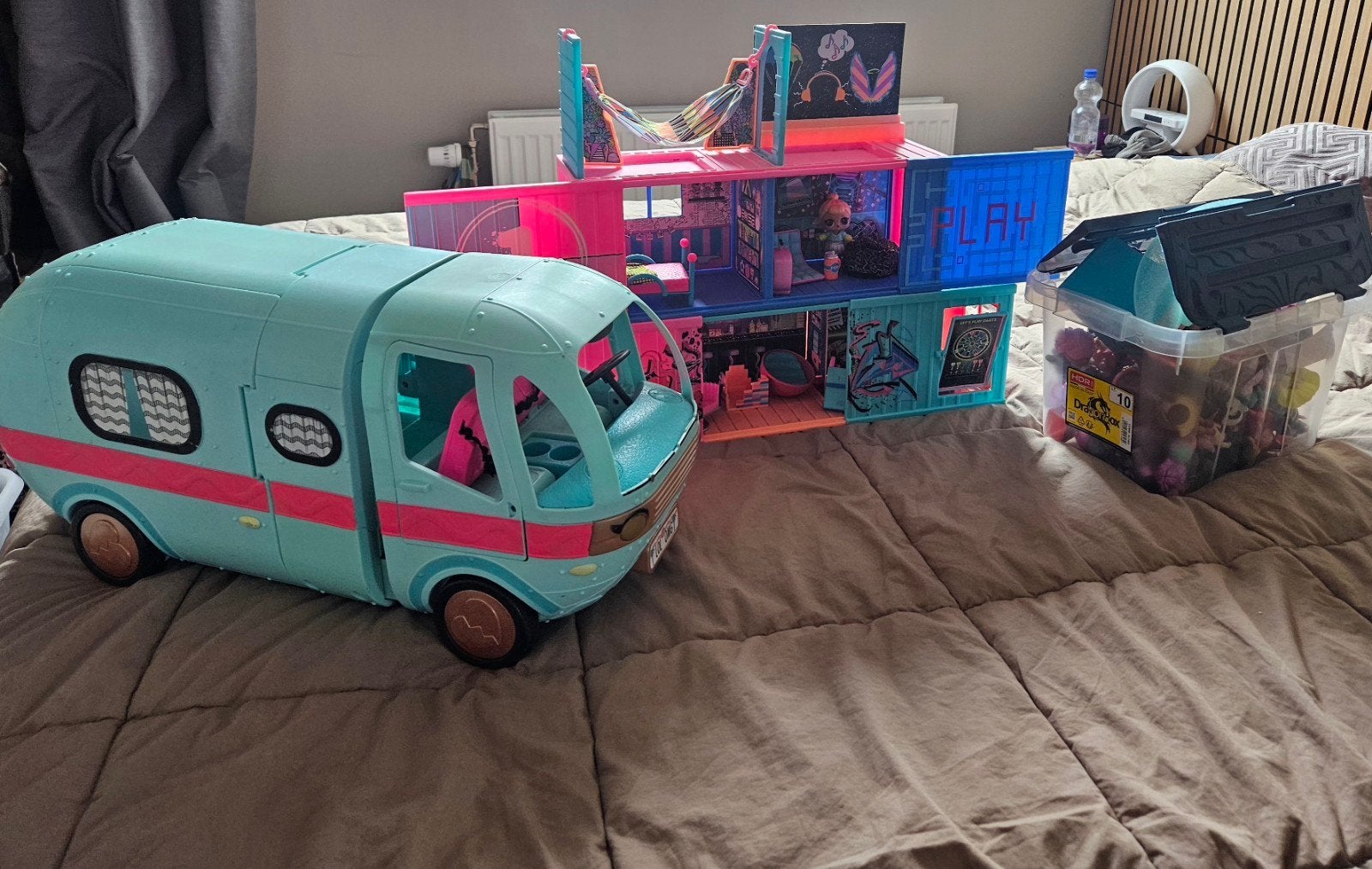 LOL suprise clubhuis+camper+accessoires, Ophalen of Verzenden, Zo goed als nieuw, Toebehoren