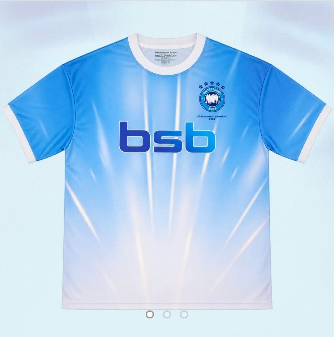 Backstreet Boys BSB Düsseldorf 2026 Football T-shirt, Nieuw, Ophalen of Verzenden, Backstreet Boys, Maat 48/50 (M)