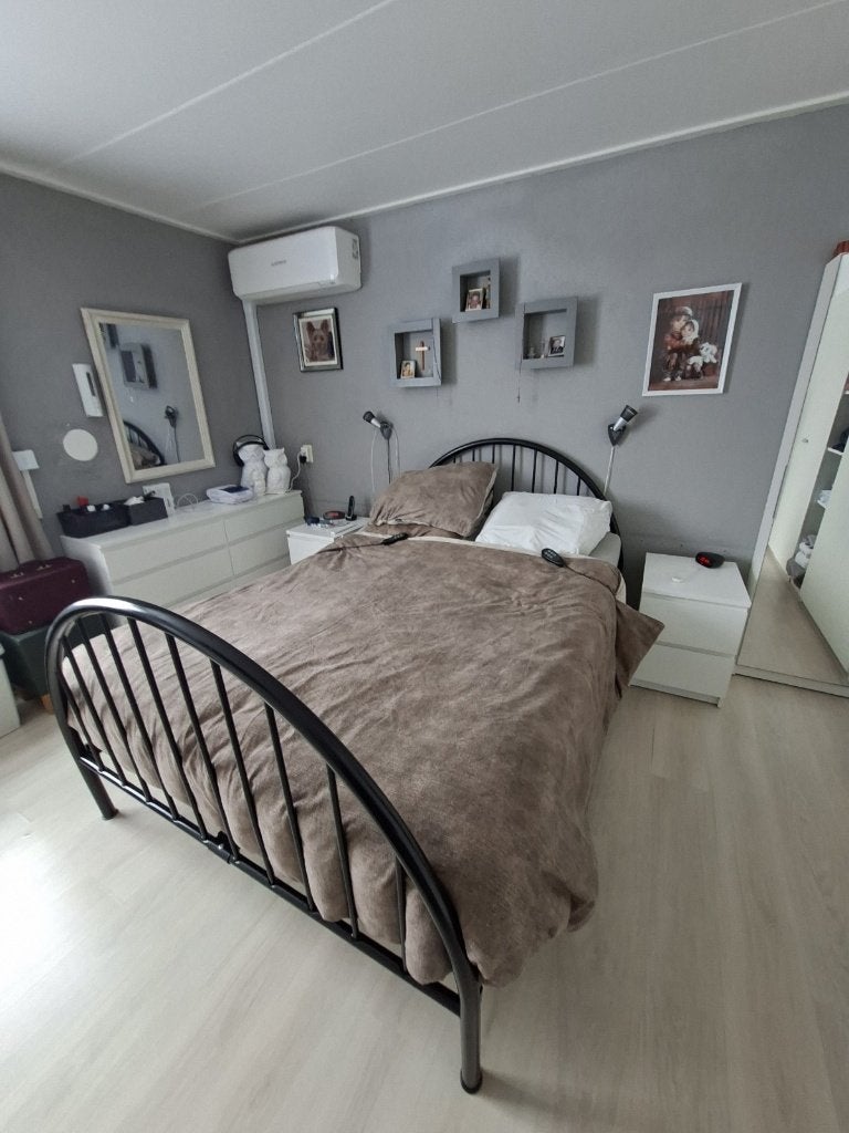 bed, Huis en Inrichting, Ophalen, Verstelbaar, Zwart, Tweepersoons