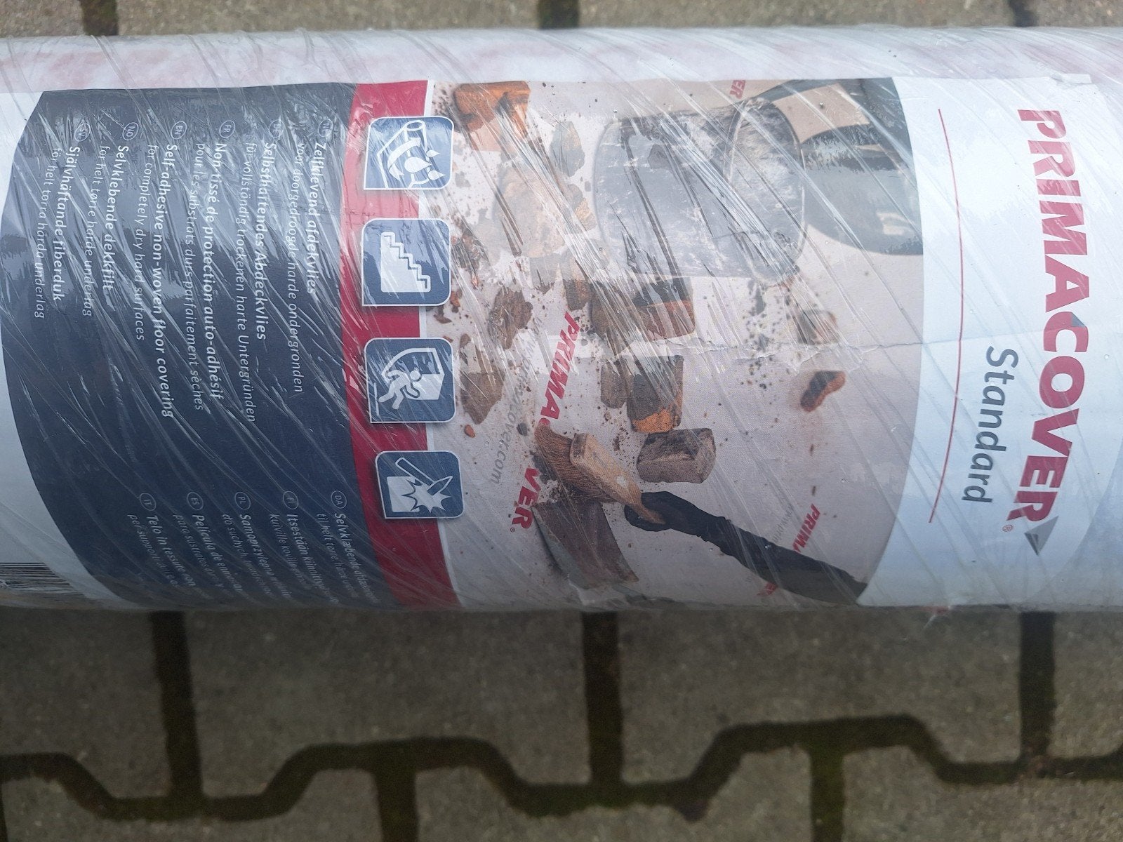 primacover stucloper nieuw, Ophalen
