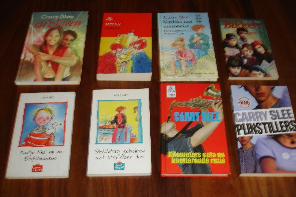Carry slee boeken set afblijven hebbes, bikkels, kaatje knal, Ophalen of Verzenden, Zo goed als nieuw, Carry Slee, Fictie algemeen