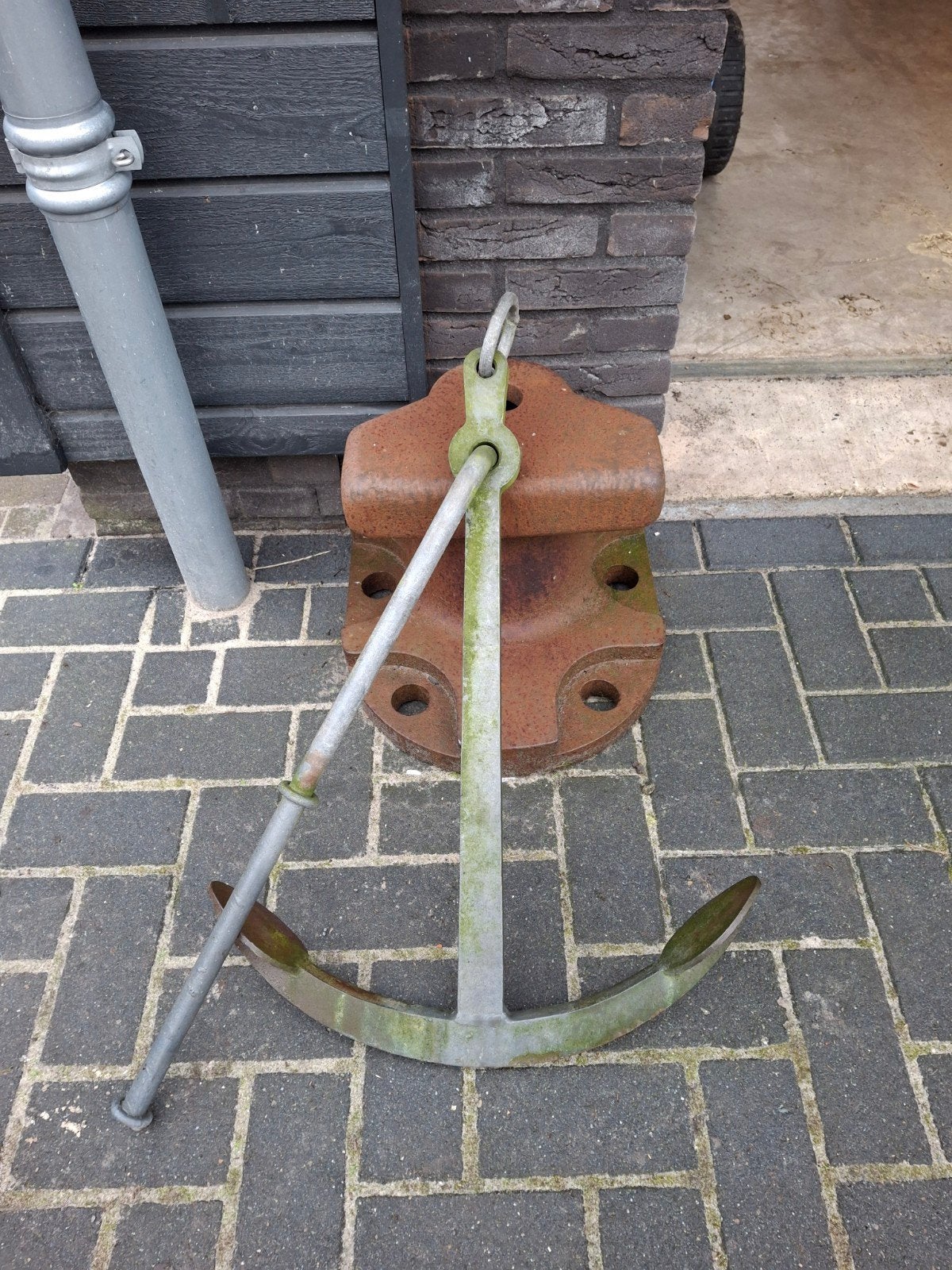 Groot stokanker - Decoratie of functioneel gebruik, Ophalen of Verzenden, Gebruikt, Overige typen