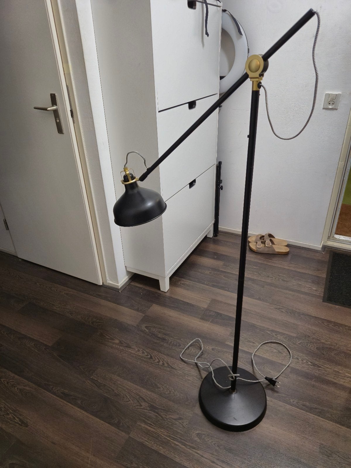 Ikea vloerlamp - Ophalen in Rotterdam-Noord, Ophalen, Gebruikt, E27 (groot), Metaal