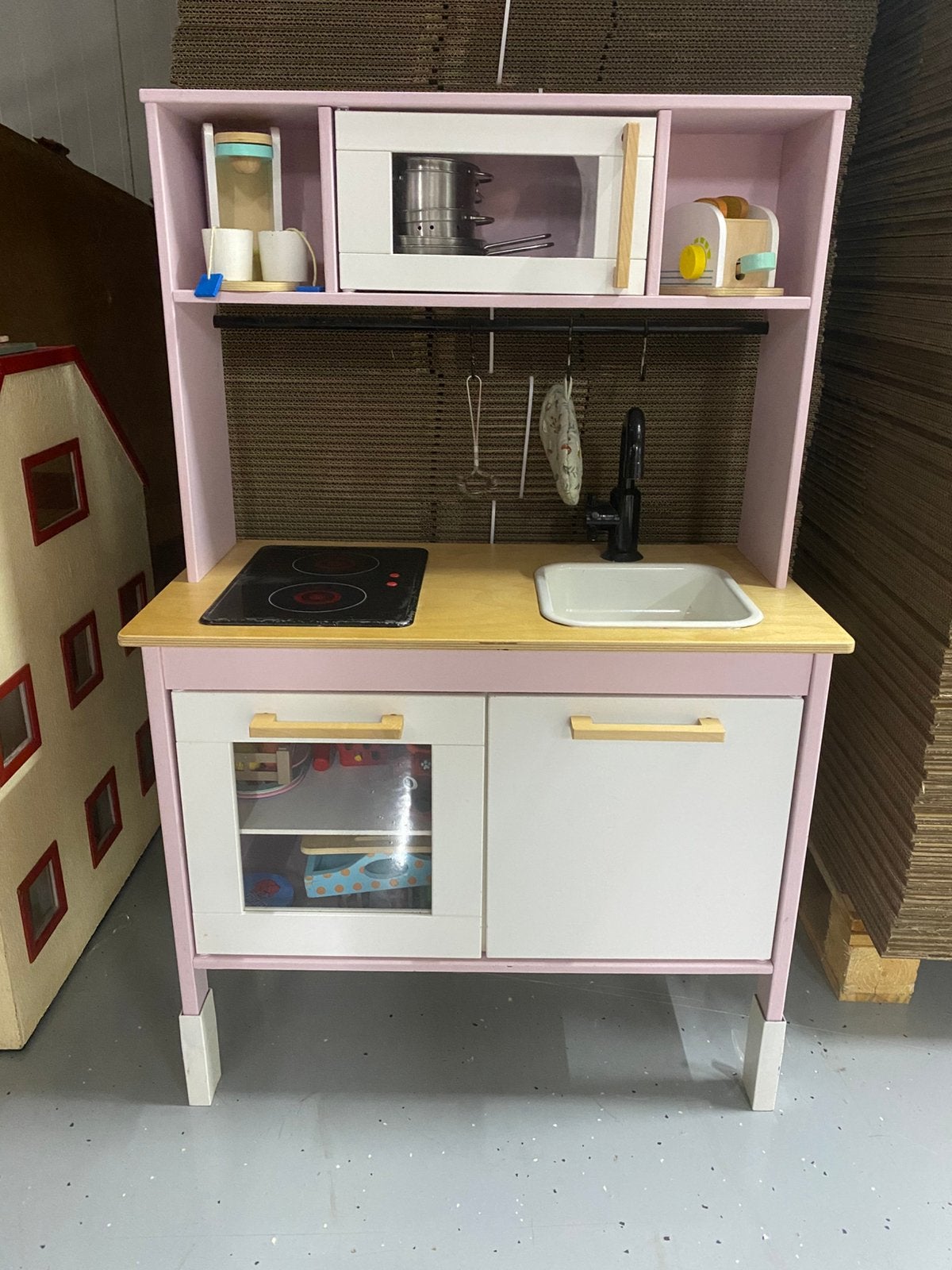 Duktig speelkeuken ikea met accesoires, Ophalen of Verzenden, Gebruikt, Hout, Speelkeuken