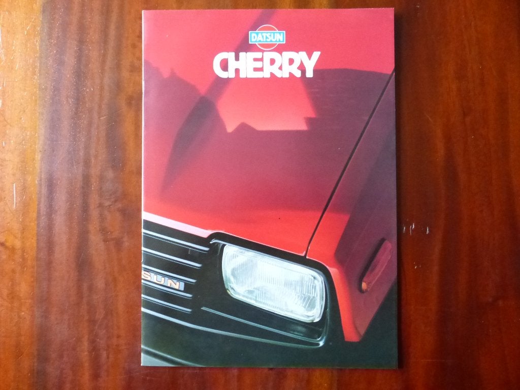 Datsun Cherry 1981 brochure  Duits, Verzenden, Zo goed als nieuw, Overige merken