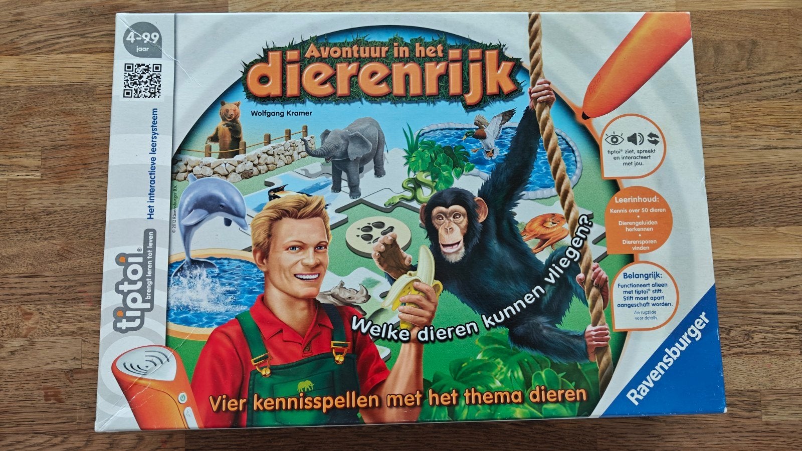 Tiptoi Avontuur in het Dierenrijk - Ravensburger, Kinderen en Baby's, Ophalen of Verzenden, Zo goed als nieuw, Puzzelen