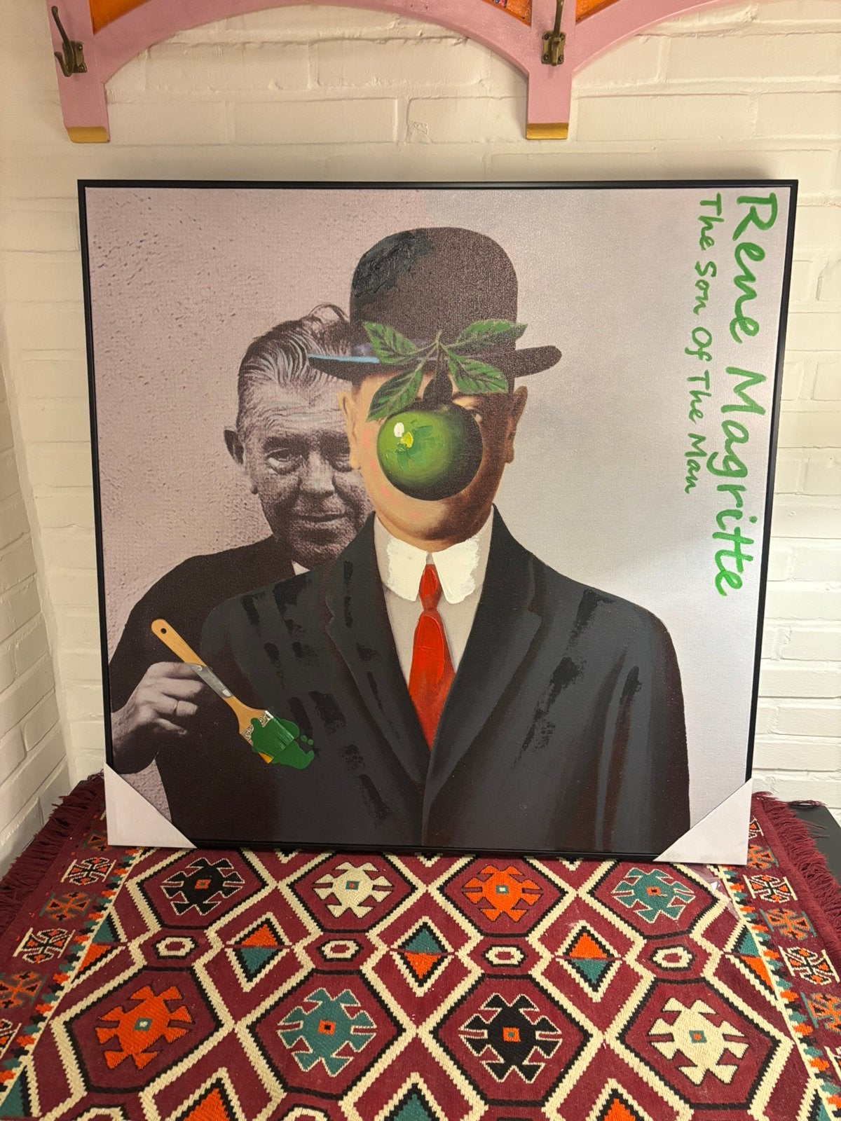 Prachtig nieuw schilderij op linnen Rene Margritte, Antiek en Kunst, Kunst | Schilderijen | Modern, Ophalen