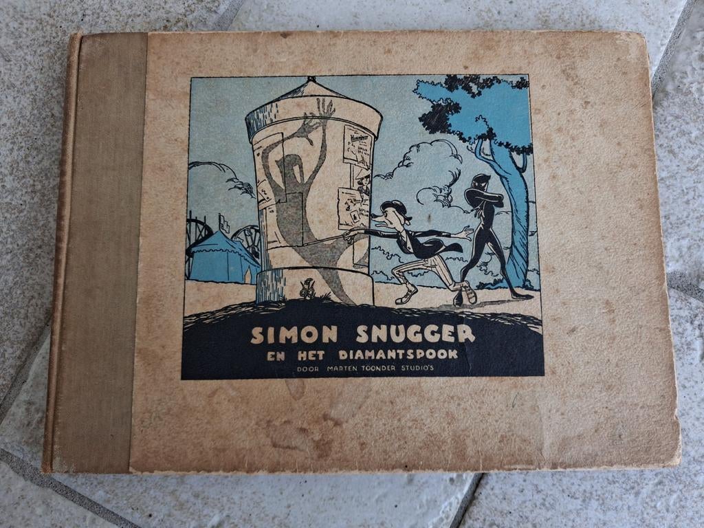 Simon Snugger en het Diamantspook, Boeken, Prentenboeken en Plaatjesalbums, Gelezen, Ophalen of Verzenden