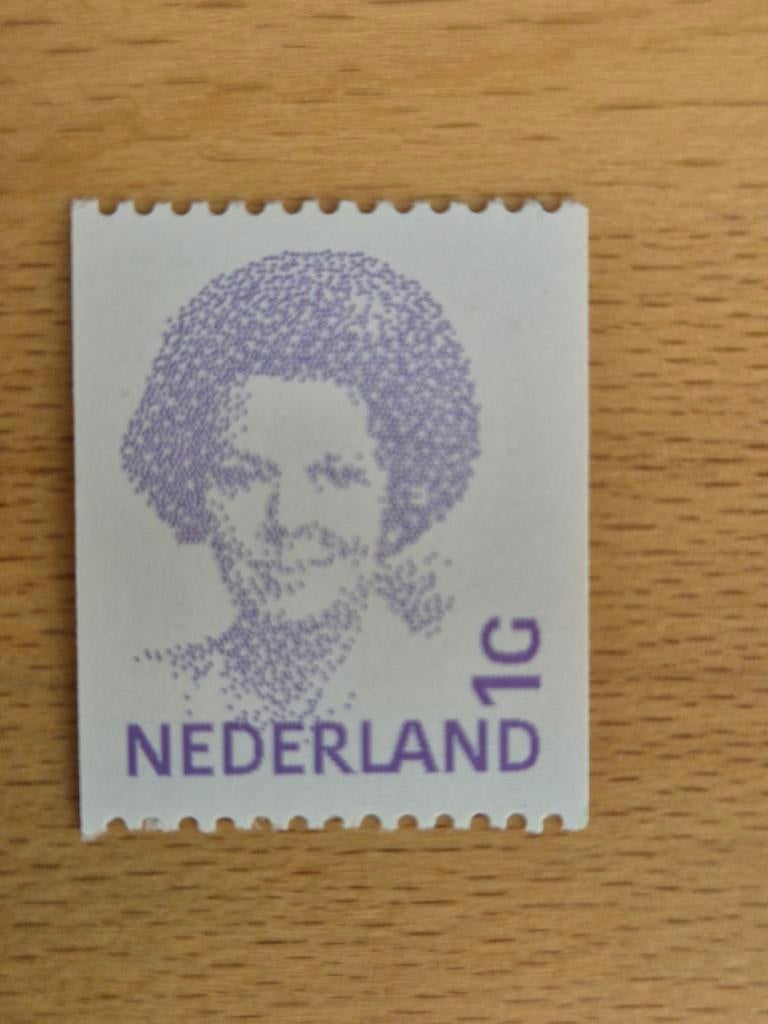 Nederland 1995 Beatrix (rolzegel met telnummer), Ophalen of Verzenden, Na 1940, Postfris