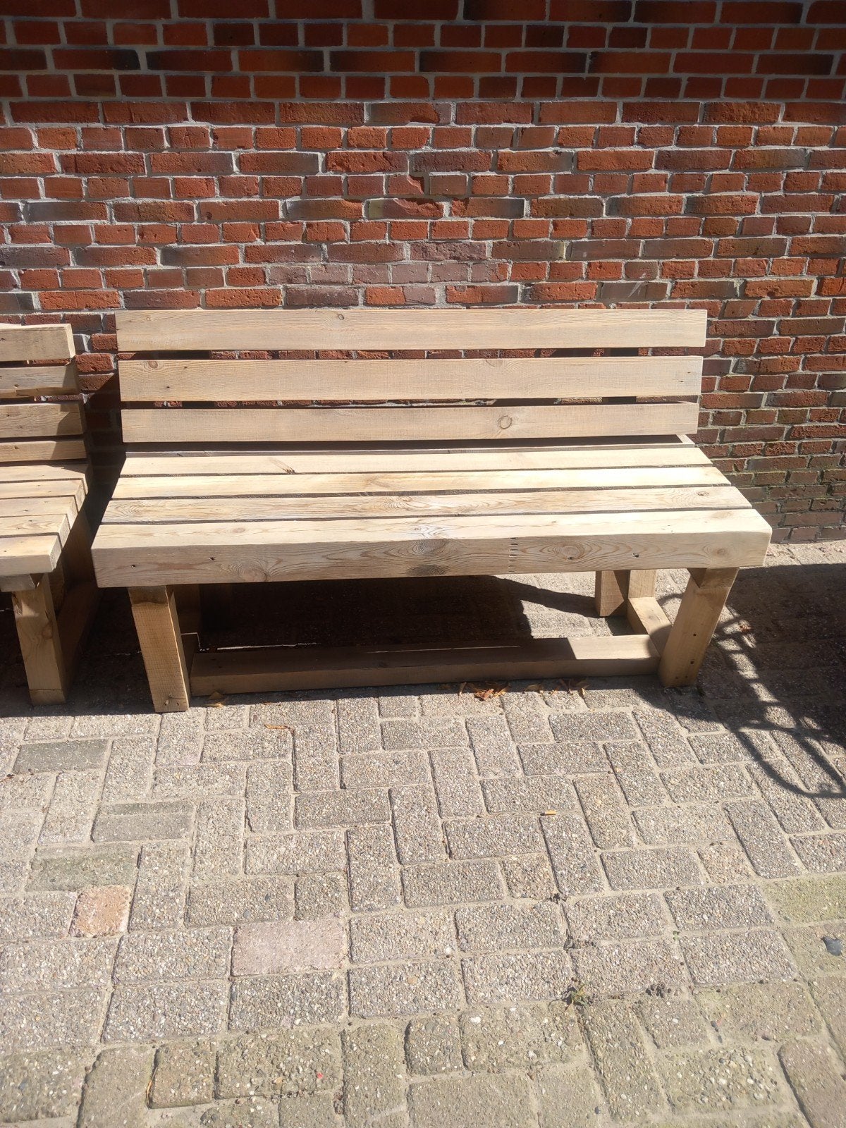 Houten tuinbank, Ophalen, Nieuw, Hout